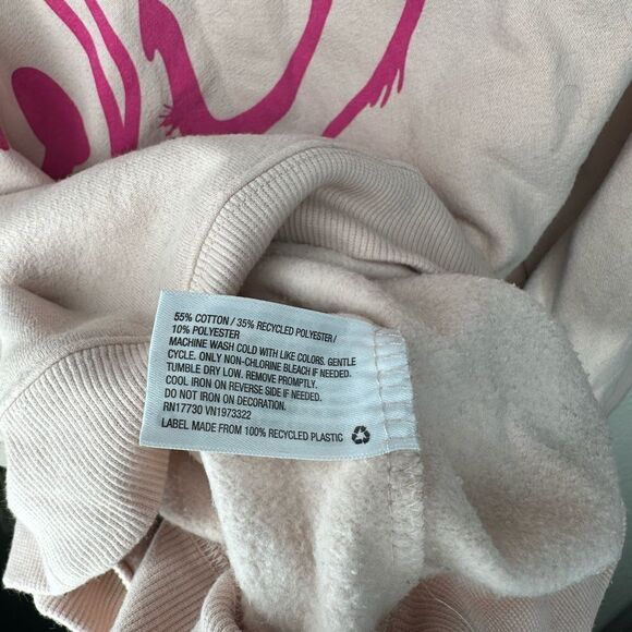 Wild Fable Punk Blush Smiley Face Sweatshirt XS - Picture 5 of 6